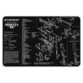 TekMat gun cleaning mat in black for Beretta 92-M9